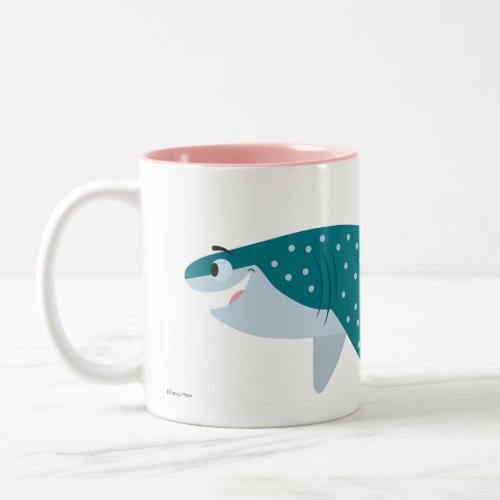 Finding Dory  Destiny the Whale Shark Two_Tone Coffee Mug