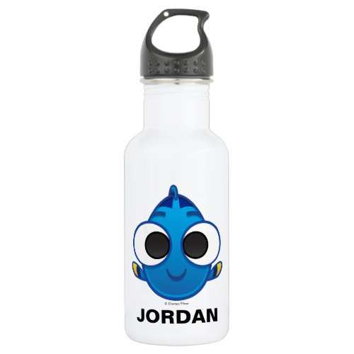 Finding Dory | Dory Emoji Stainless Steel Water Bottle - Express yourself with this super cute Pixar Finding Dory Emoji design featuring Dory.