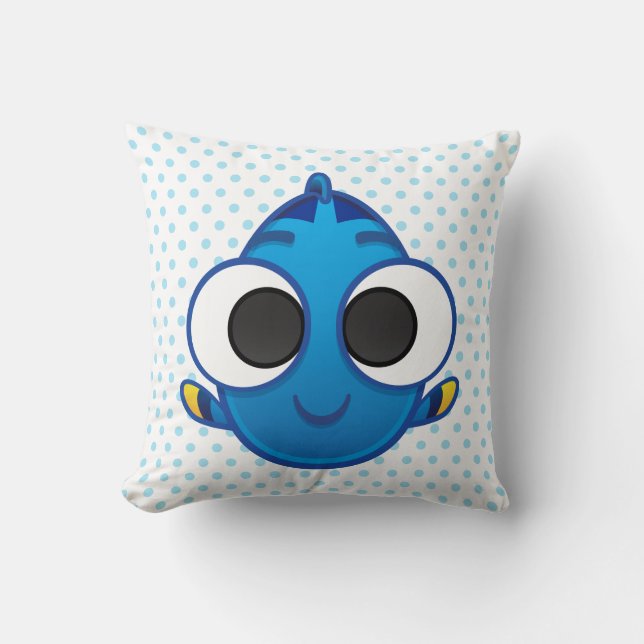 Finding Dory | Dory Emoji Throw Pillow (Front)