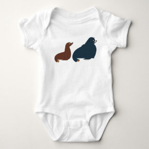 Finding Dory   Fluke & Rudder Baby Bodysuit