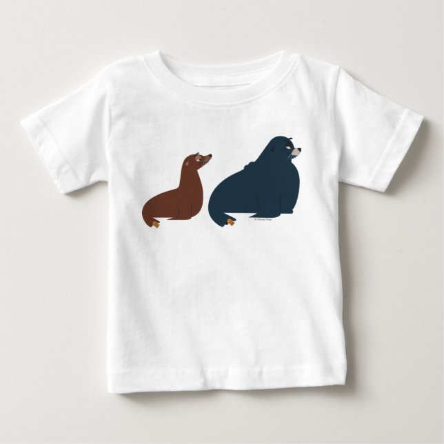 Finding Dory | Fluke & Rudder Baby T-Shirt (Front)