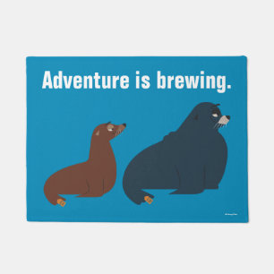 Finding Dory   Fluke & Rudder Doormat