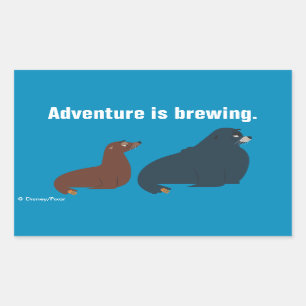Finding Dory   Fluke & Rudder Rectangular Sticker