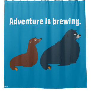 Finding Dory   Fluke & Rudder Shower Curtain
