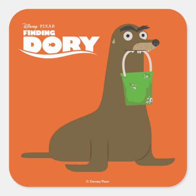 Finding Dory | Gerald Square Sticker (Front)