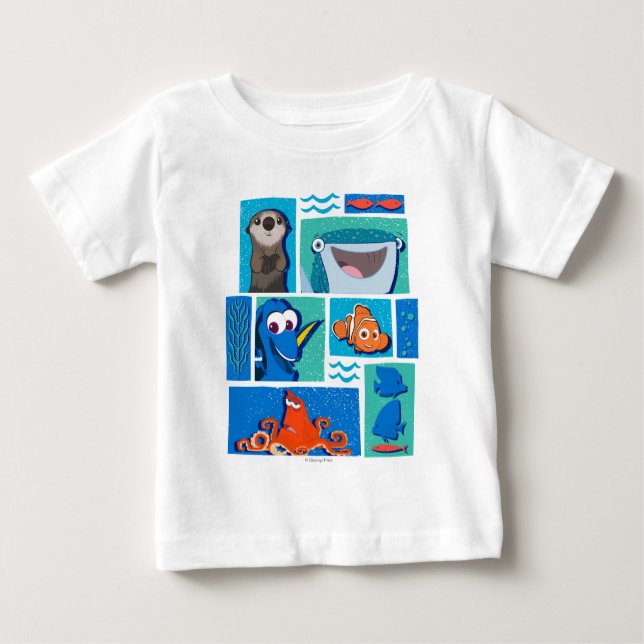 Finding Dory | Group of Characters Baby T-Shirt (Front)