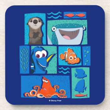 Finding Dory | Group Of Characters Drink Coaster by FindingDory at Zazzle