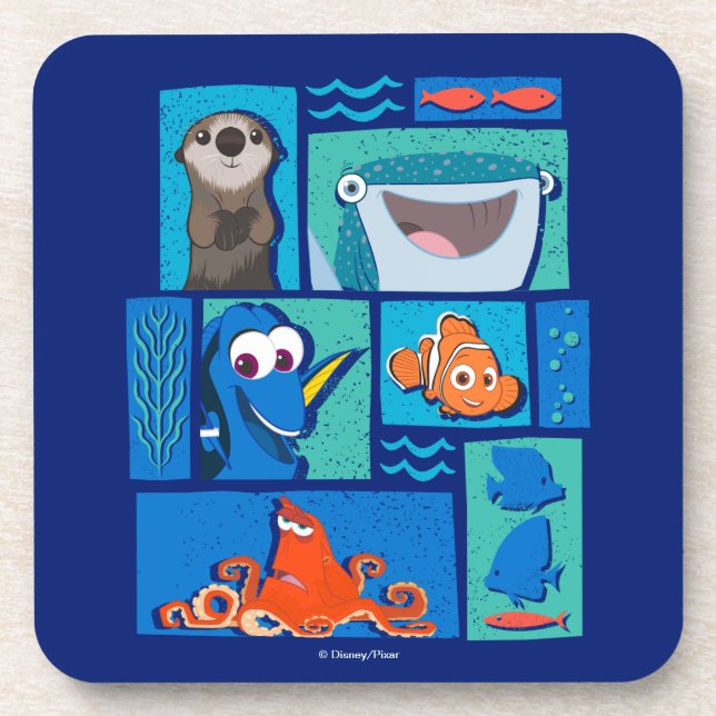 Finding Dory | Group of Characters Drink Coaster (Front)