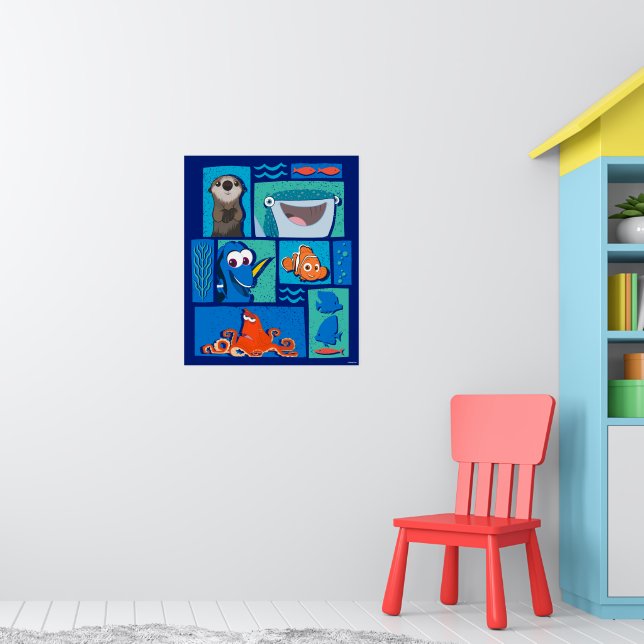 Roommates Finding Nemo Y Dory Despegar Y Pegar Gigante De La | Envío gratis