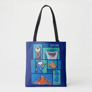Finding Dory   Group of Characters Tote Bag