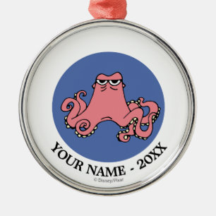 Finding Dory   Hank Add Your Name Metal Ornament