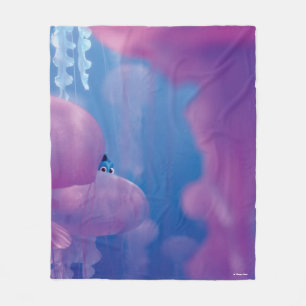 Finding Dory   Hide and Seek - Jellyfish Fleece Blanket