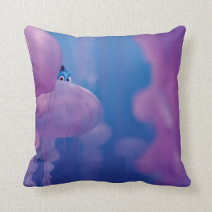 Finding Dory   Hide and Seek - Jellyfish Throw Pillow