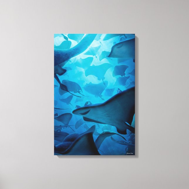 Finding Dory | Hide and Seek - Rays Canvas Print (Front)