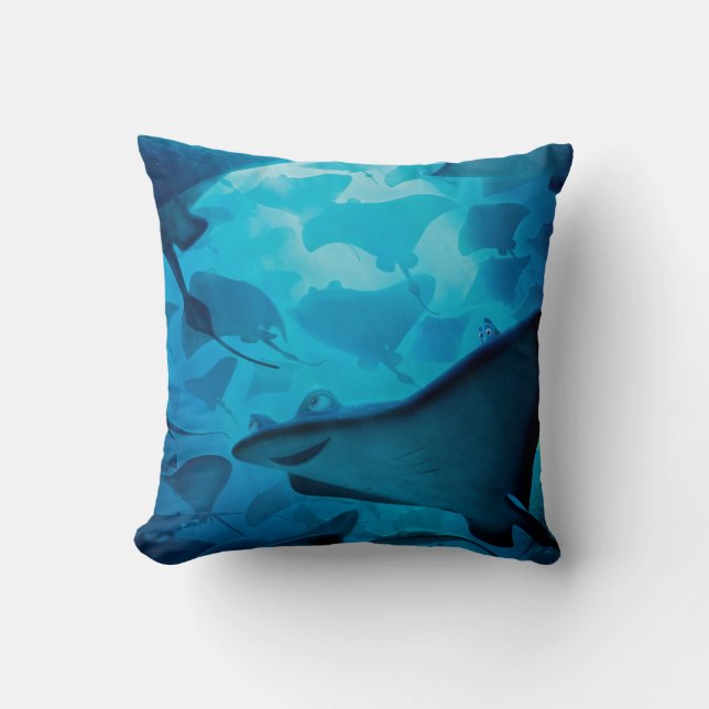 Finding Dory | Hide and Seek - Rays Throw Pillow (Front)