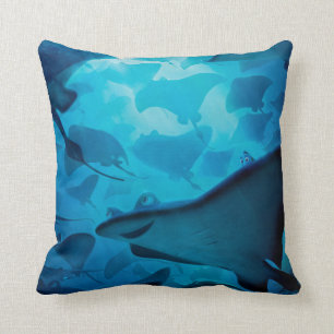 Finding Dory   Hide and Seek - Rays Throw Pillow