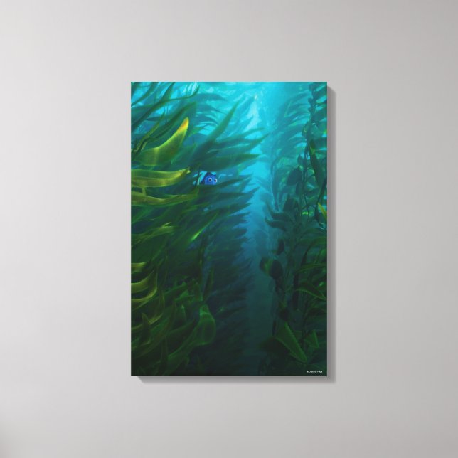 Finding Dory | Hide and Seek - Sea Kelp Canvas Print (Front)