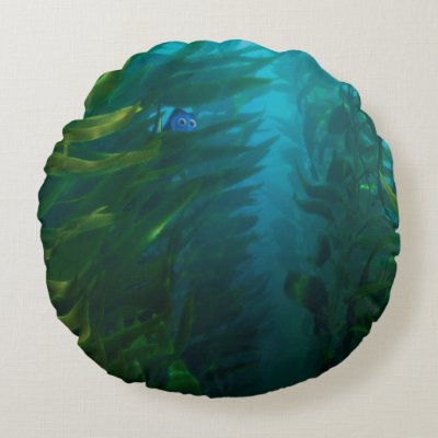 Finding Dory | Hide and Seek - Sea Kelp Round Pillow