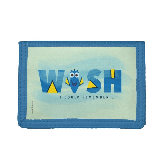 Finding Dory| I Wish I Could Remember 2 Trifold Wallet (Front)