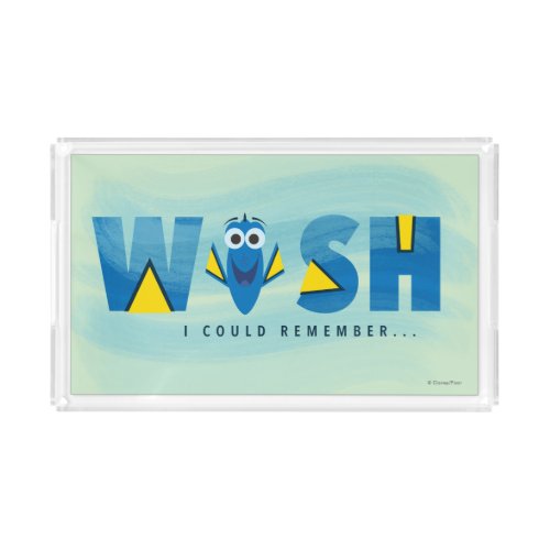 Finding Dory I Wish I Could Remember Acrylic Tray
