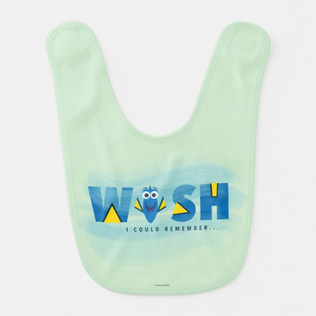 Finding Dory| I Wish I Could Remember Bib (Front)