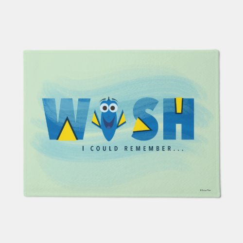 Finding Dory I Wish I Could Remember Doormat