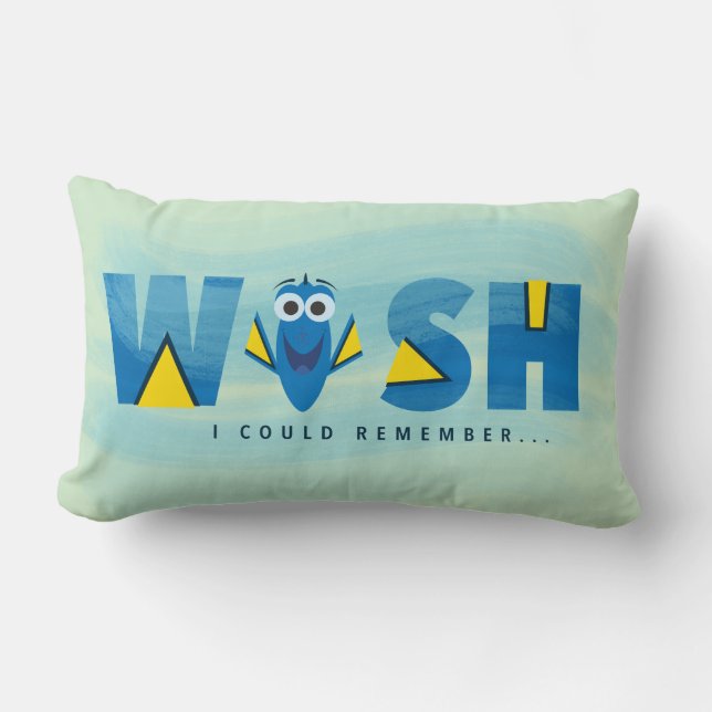 Finding Dory| I Wish I Could Remember Lumbar Pillow (Front)