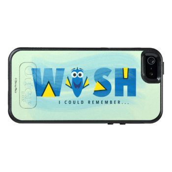 Finding Dory| I Wish I Could Remember Otterbox Iphone 5/5s/se Case by FindingDory at Zazzle
