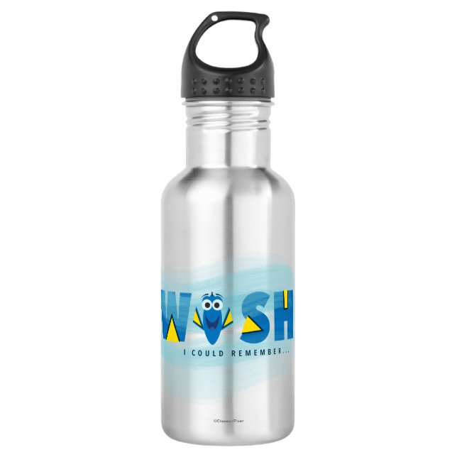 Finding Dory| I Wish I Could Remember Water Bottle (Front)