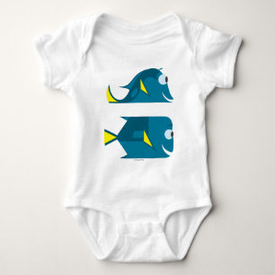 Finding Dory Jenny and Charlie Baby Bodysuit