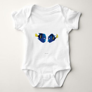 Finding Dory | Jenny & Charlie Baby Bodysuit by FindingDory at Zazzle