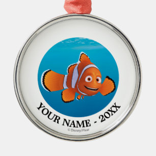 Finding Dory Marlin Add Your Name Metal Ornament