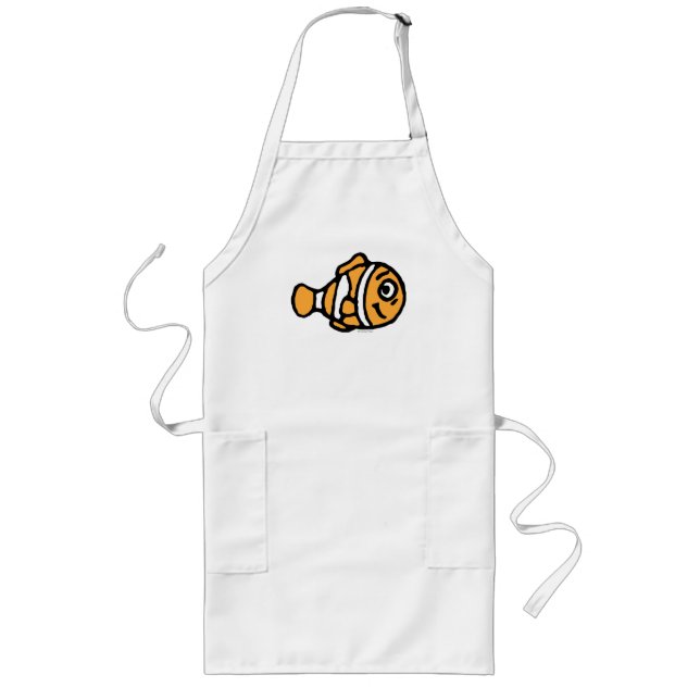Finding Dory | Marlin Cartoon Long Apron (Front)