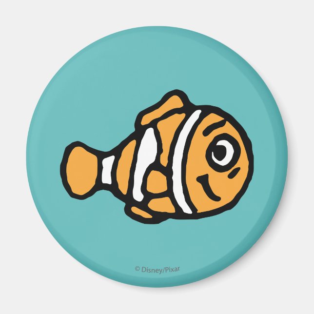 Finding Dory | Marlin Cartoon Magnet (Front)