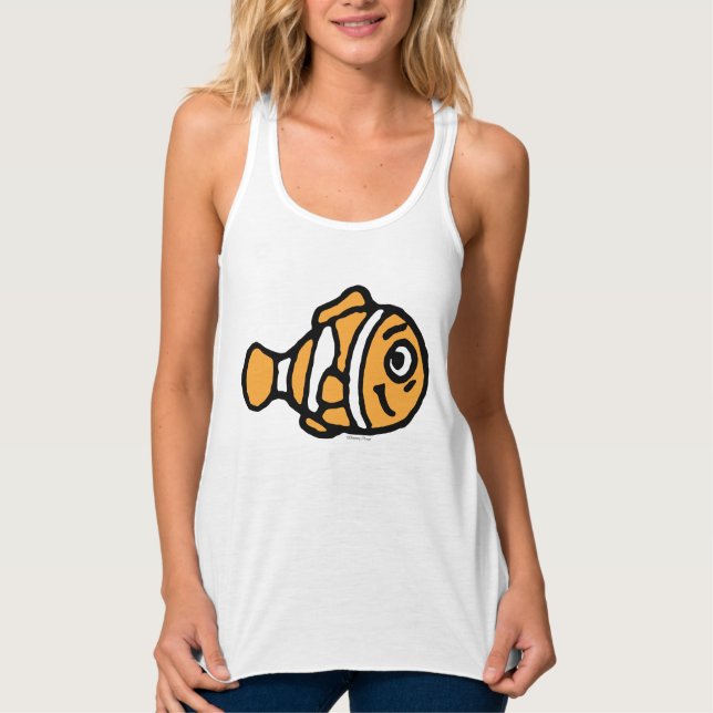 Finding Dory | Marlin Cartoon Tank Top (Front)