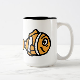 Finding Dory   Marlin Cartoon Two-Tone Coffee Mug