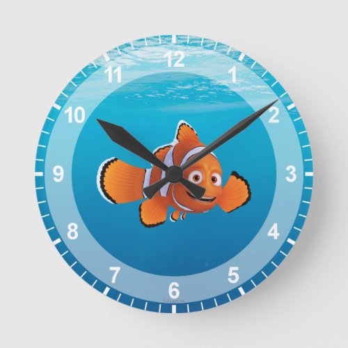Finding Dory Marlin Round Clock