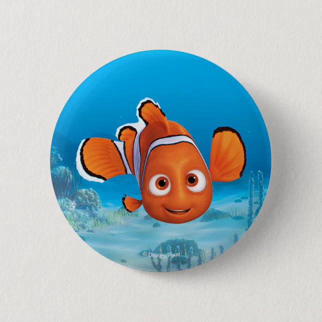 Finding Dory Nemo Button | Zazzle