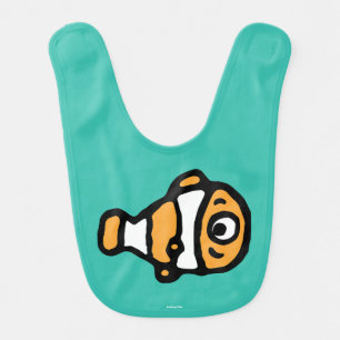 Finding Dory Nemo Cartoon Bib