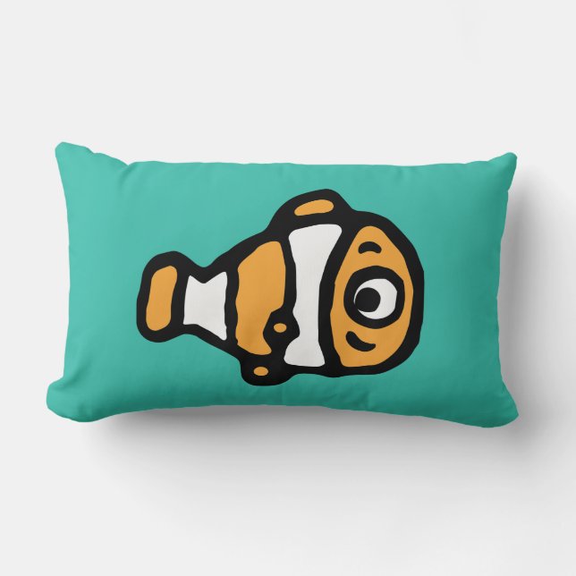 Finding Dory | Nemo Cartoon Lumbar Pillow (Front)