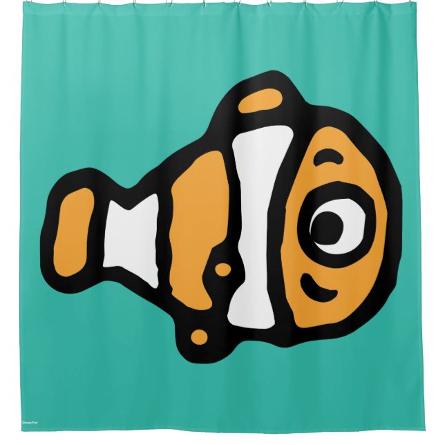 Finding Dory | Nemo Cartoon Shower Curtain (Front)