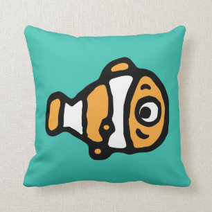 Finding Dory Nemo Cartoon Throw Pillow