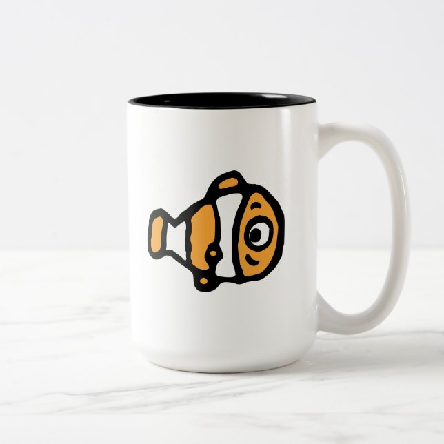 Finding Dory | Nemo Cartoon Two-Tone Coffee Mug (Right)