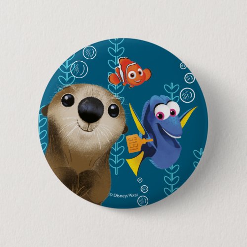 Finding Dory  Nemo Dory  Otter Button