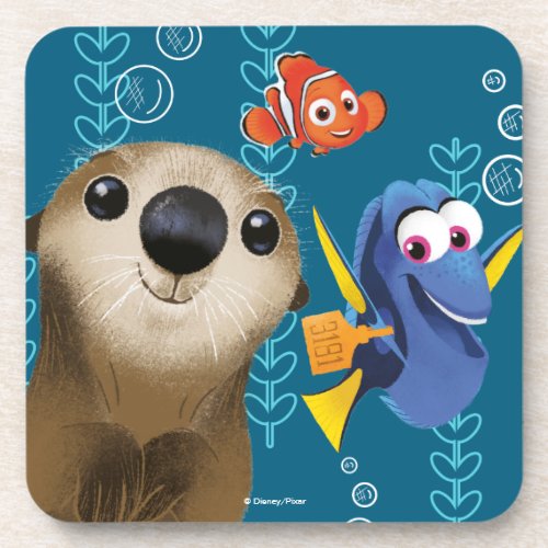 Finding Dory  Nemo Dory  Otter Drink Coaster