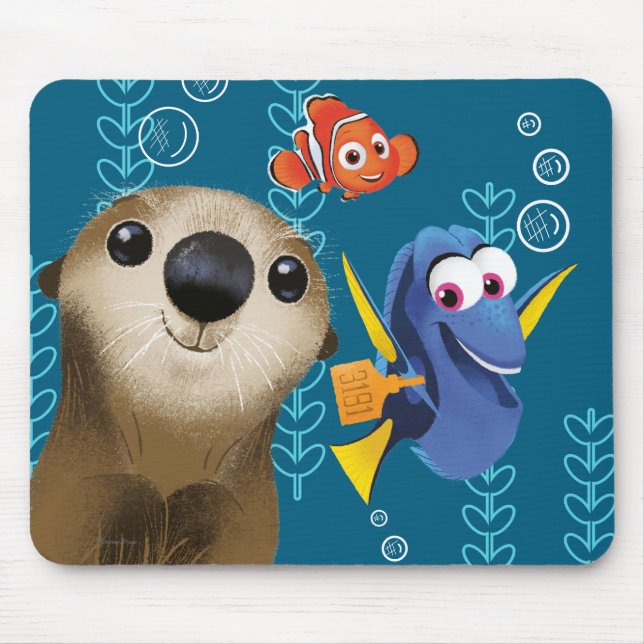 Finding Dory | Nemo, Dory & Otter Mouse Pad (Front)