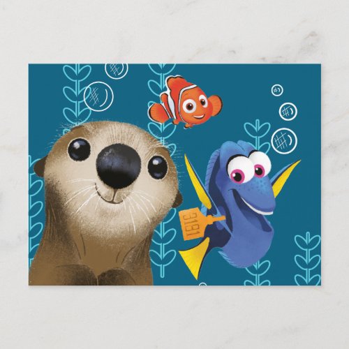 Finding Dory  Nemo Dory  Otter Postcard