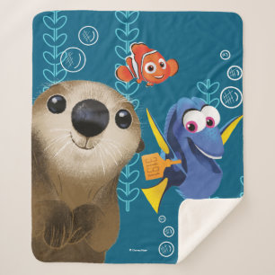 Finding Dory   Nemo, Dory & Otter Sherpa Blanket