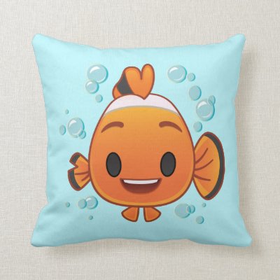 Finding Nemo Dory Splash Colour Inspired Cushion Throw Pillow