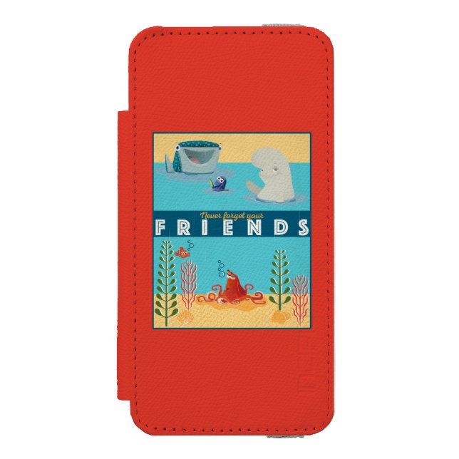 Finding Dory | Never Forget Your Friends Incipio iPhone Wallet Case (Folio Front)